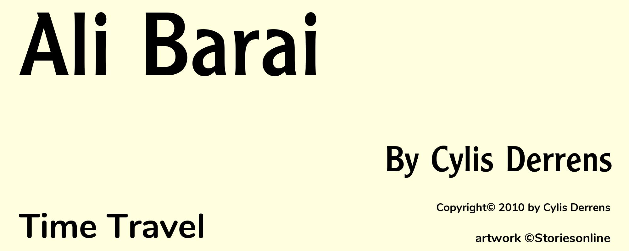 Ali Barai - Cover