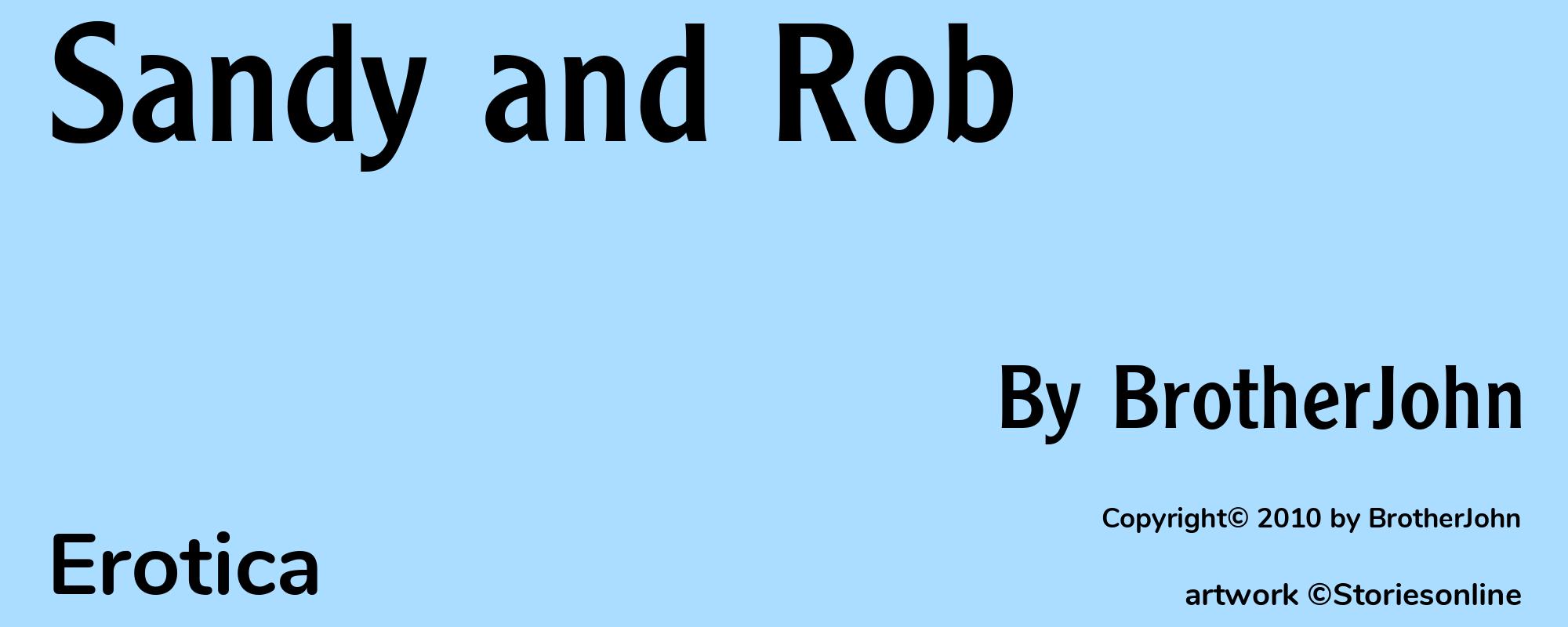 Sandy and Rob - Cover