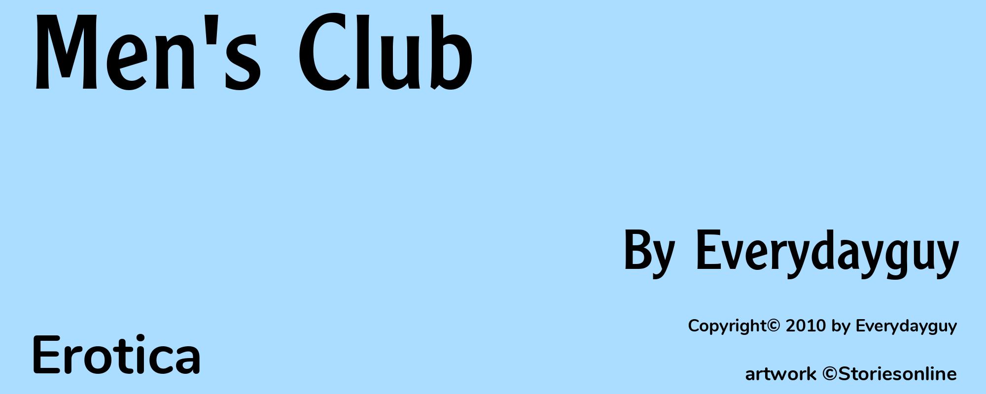 Men's Club - Cover