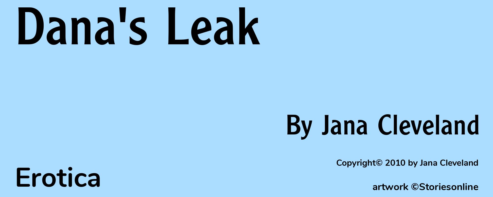 Dana's Leak - Cover