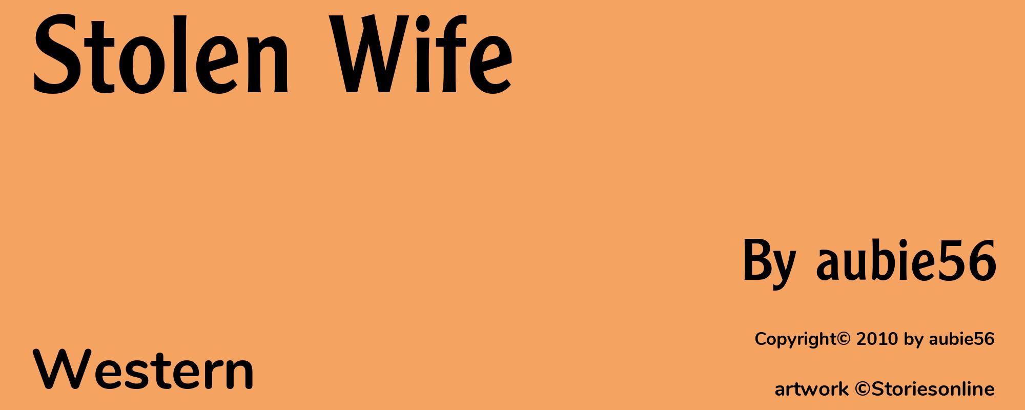 Stolen Wife - Cover