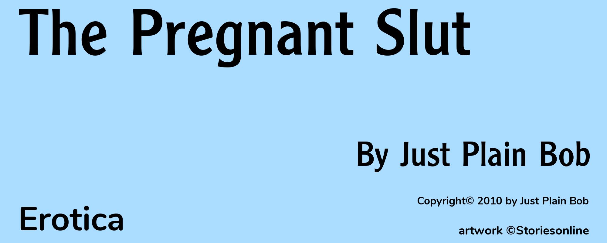 The Pregnant Slut - Cover