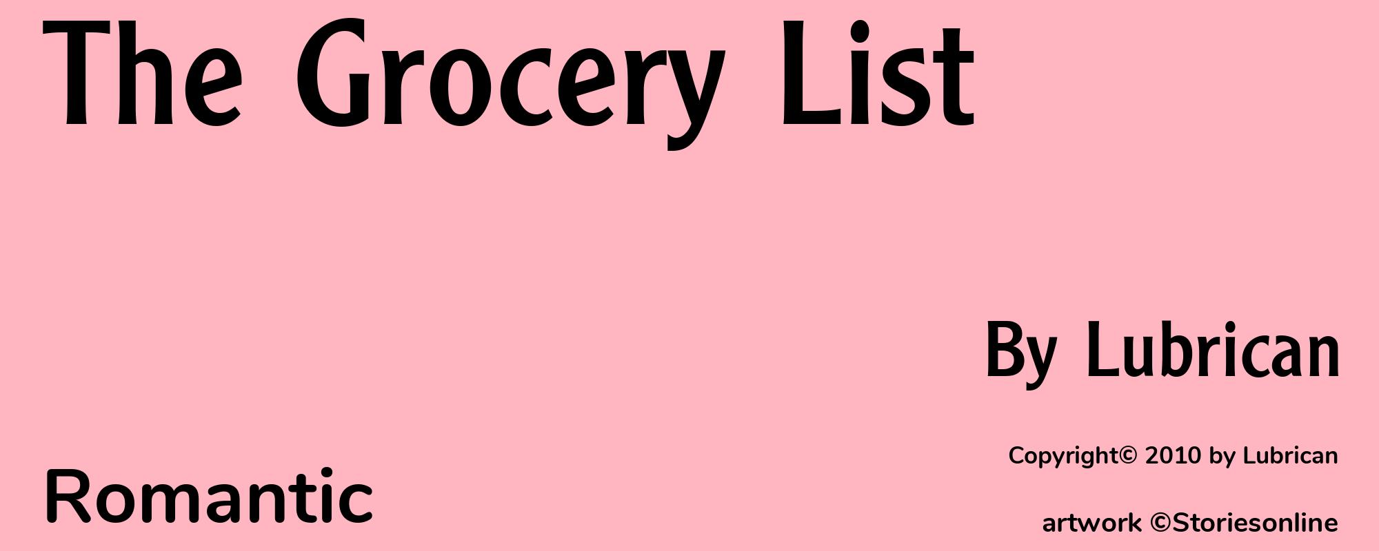 The Grocery List - Cover