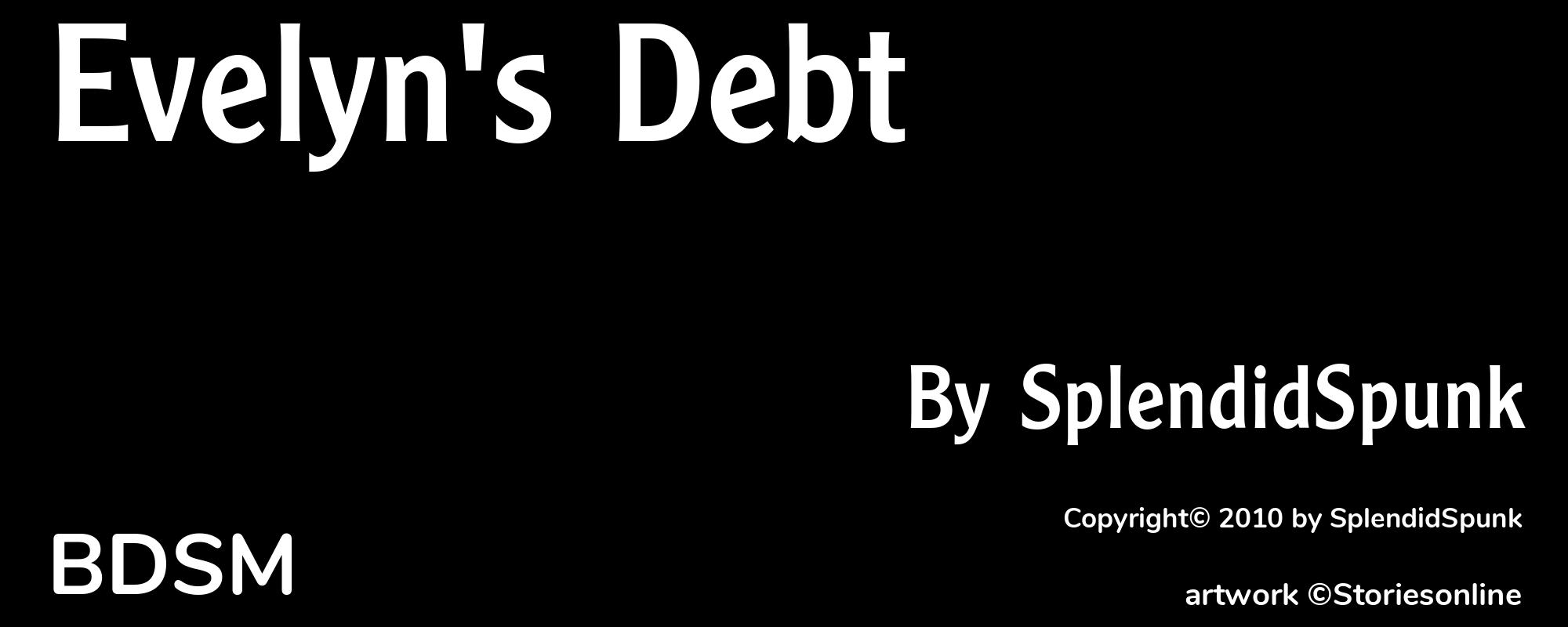 Evelyn's Debt - Cover