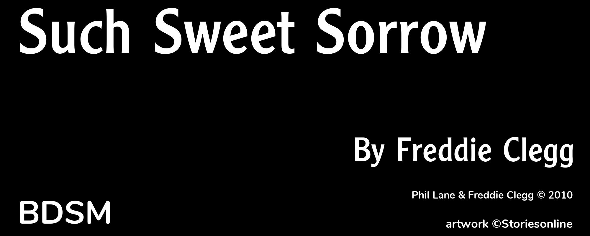 Such Sweet Sorrow - Cover