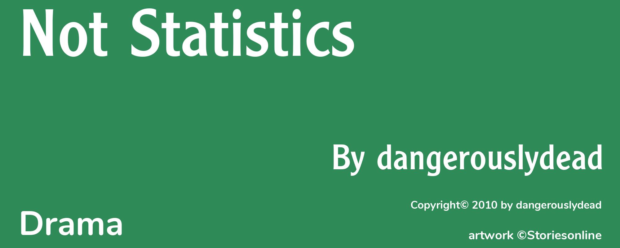Not Statistics - Cover