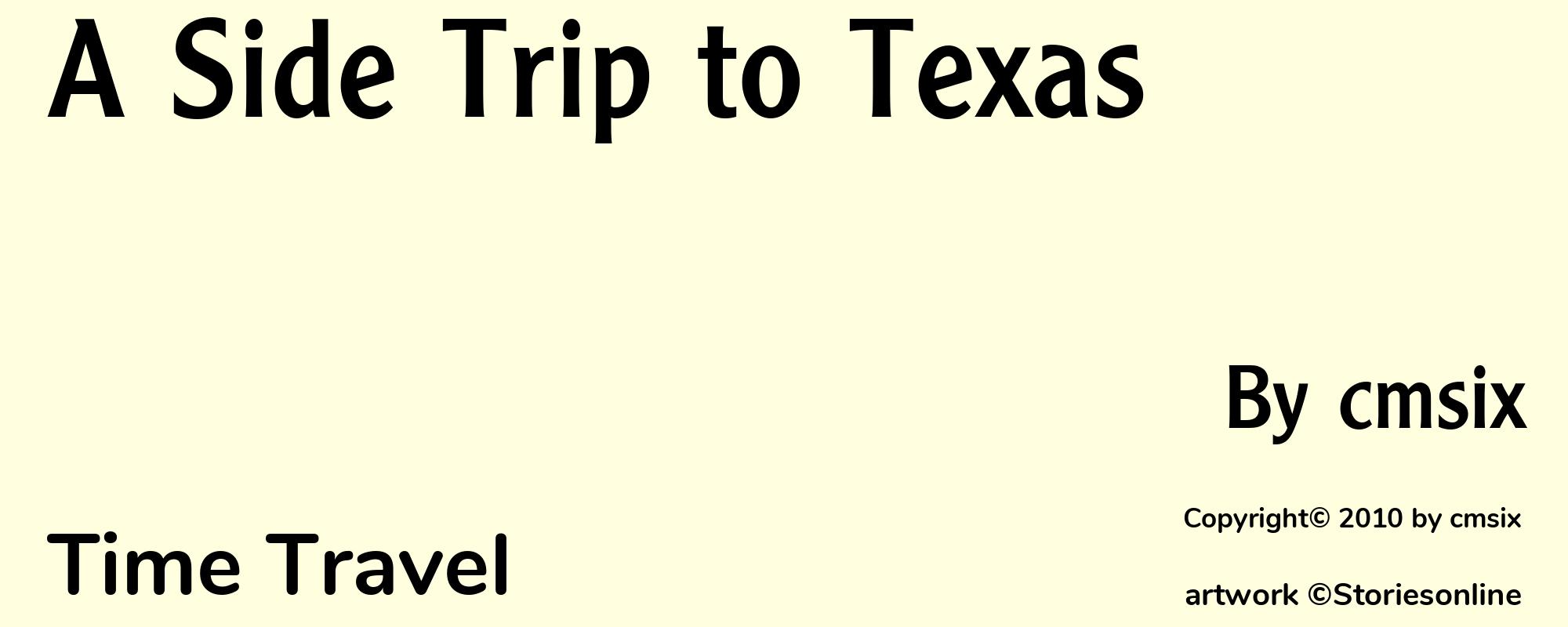 A Side Trip to Texas - Cover