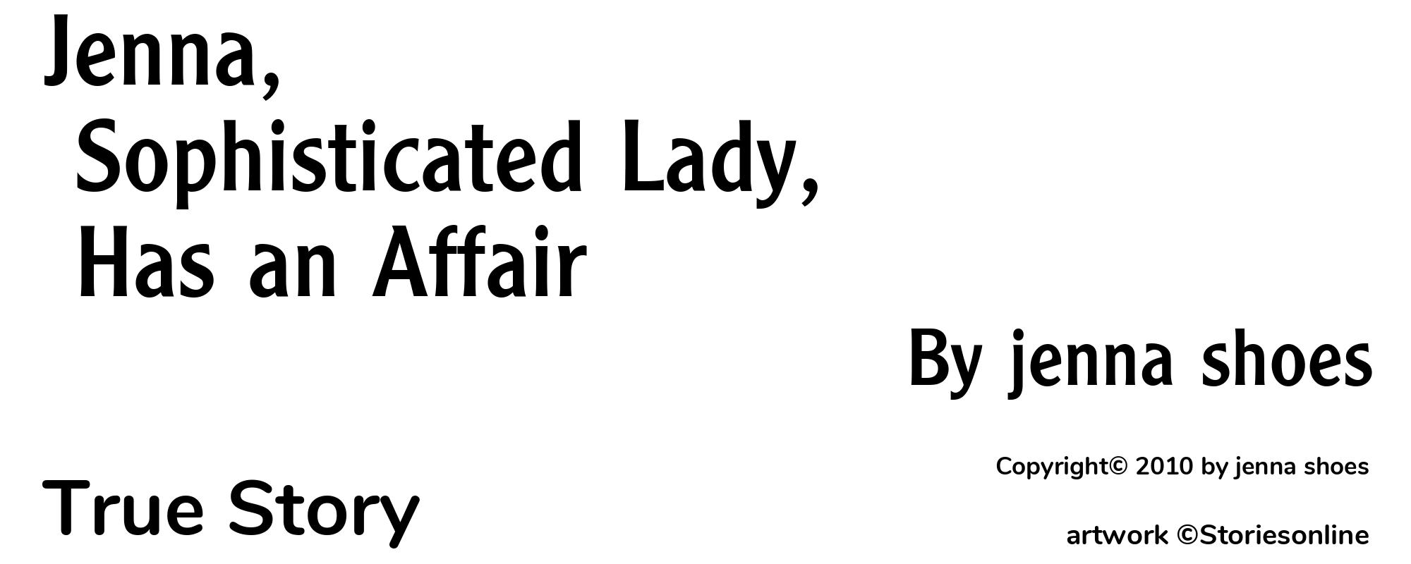 Jenna, Sophisticated Lady, Has an Affair - Cover