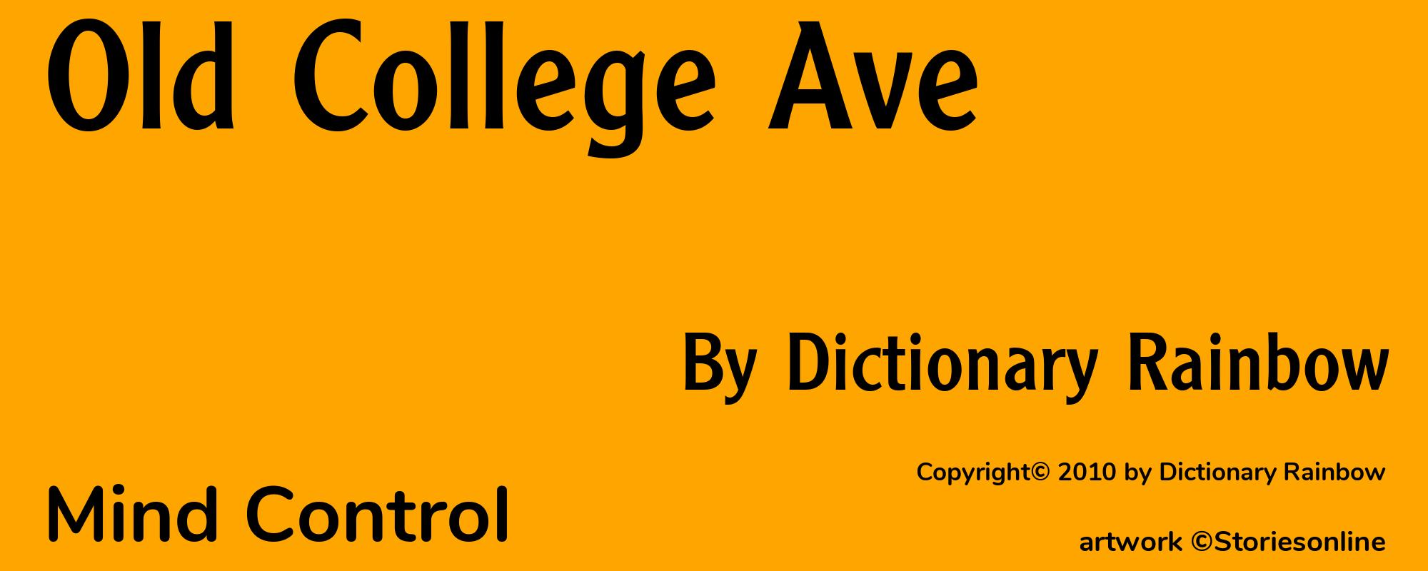 Old College Ave - Cover