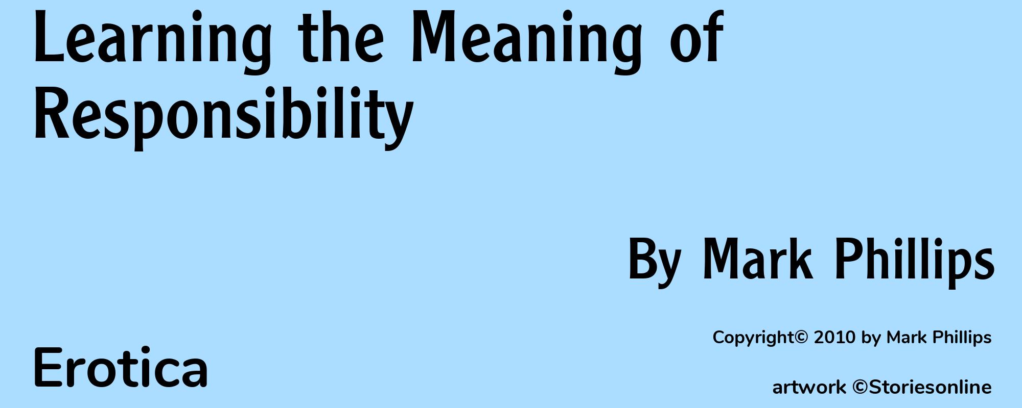 Learning the Meaning of Responsibility - Cover