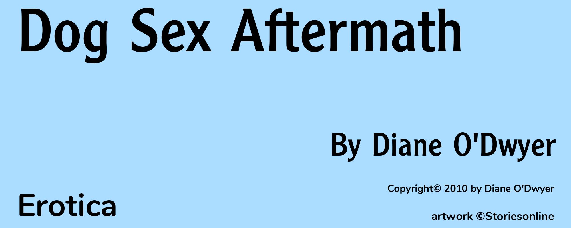 Dog Sex Aftermath - Cover