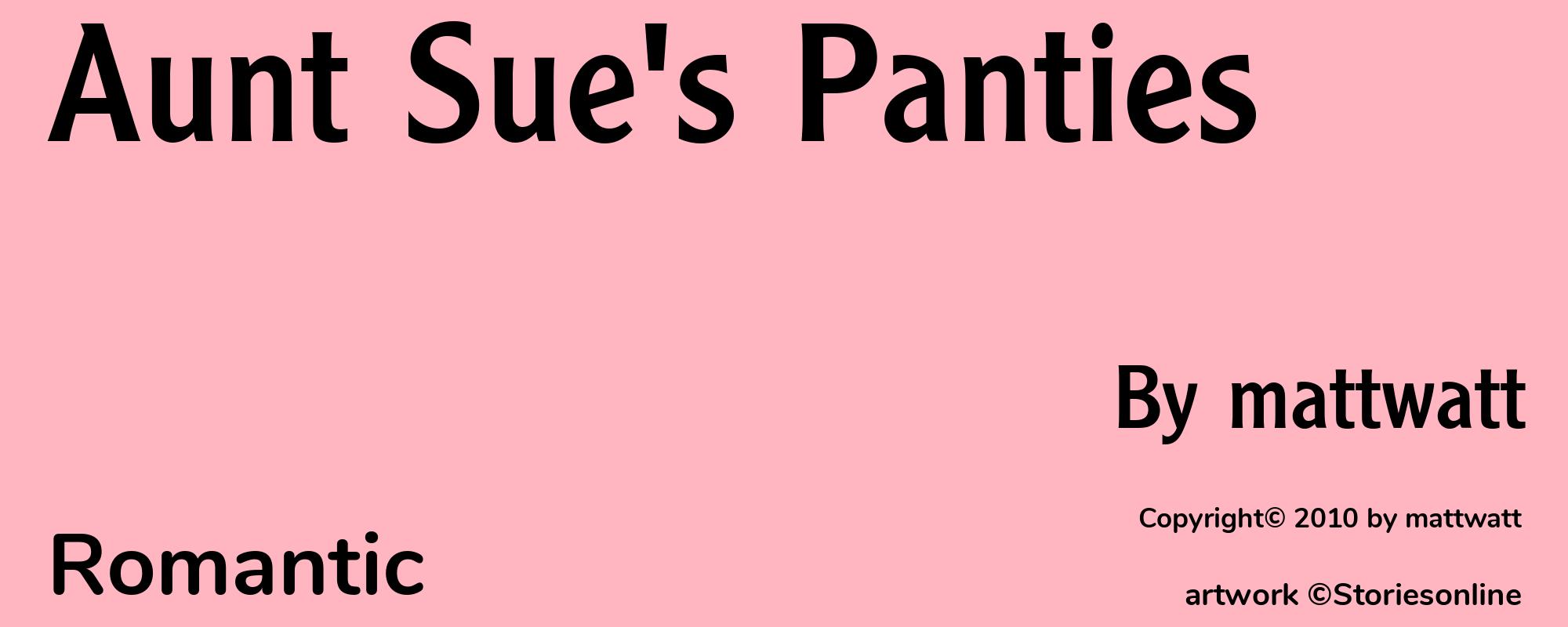 Aunt Sue's Panties - Cover