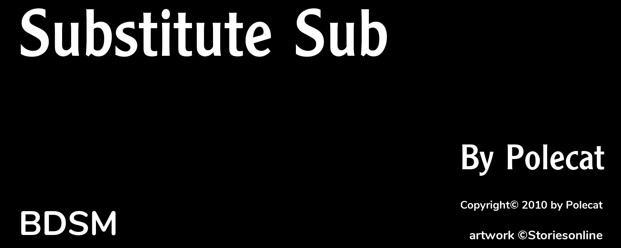 Substitute Sub - Cover