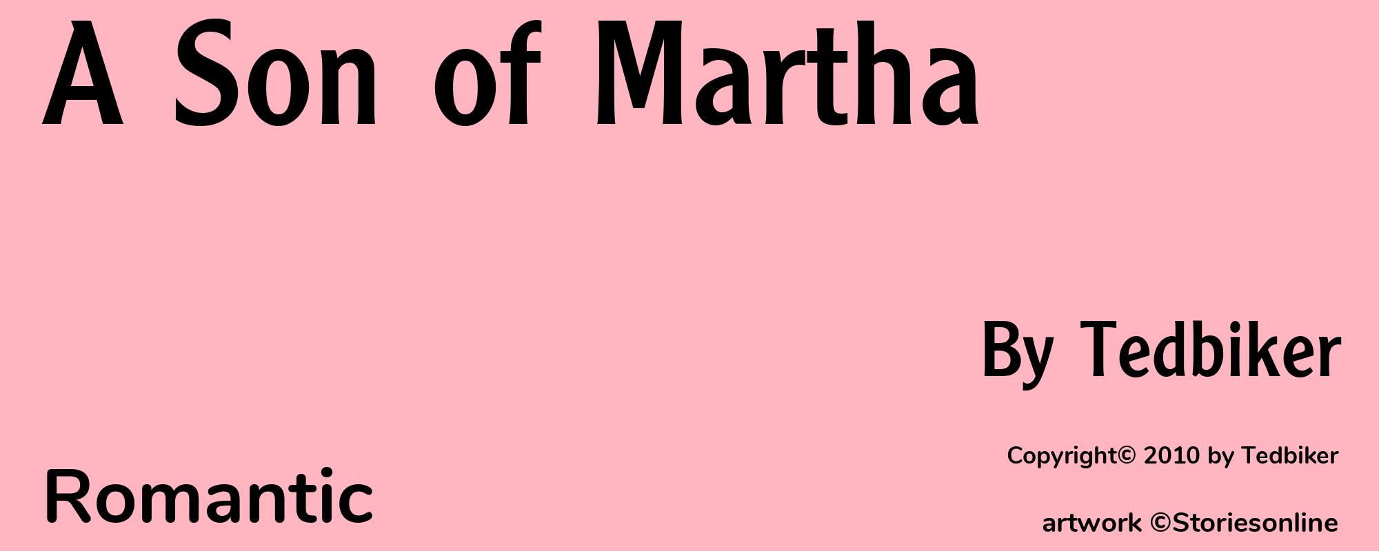 A Son of Martha - Cover