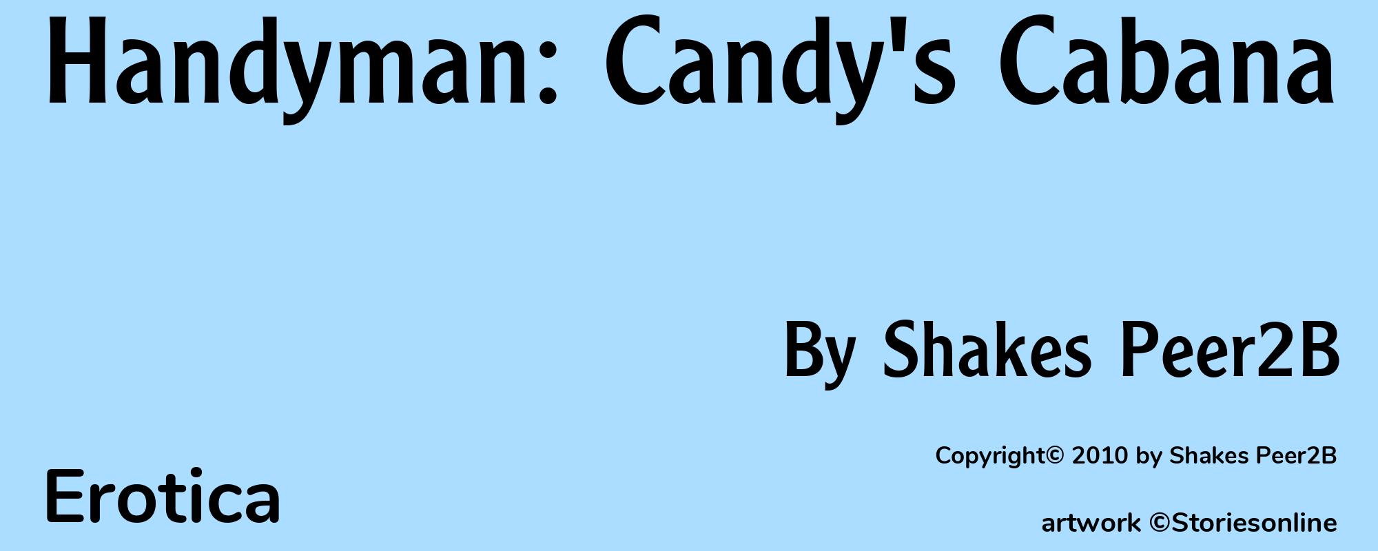 Handyman: Candy's Cabana - Cover