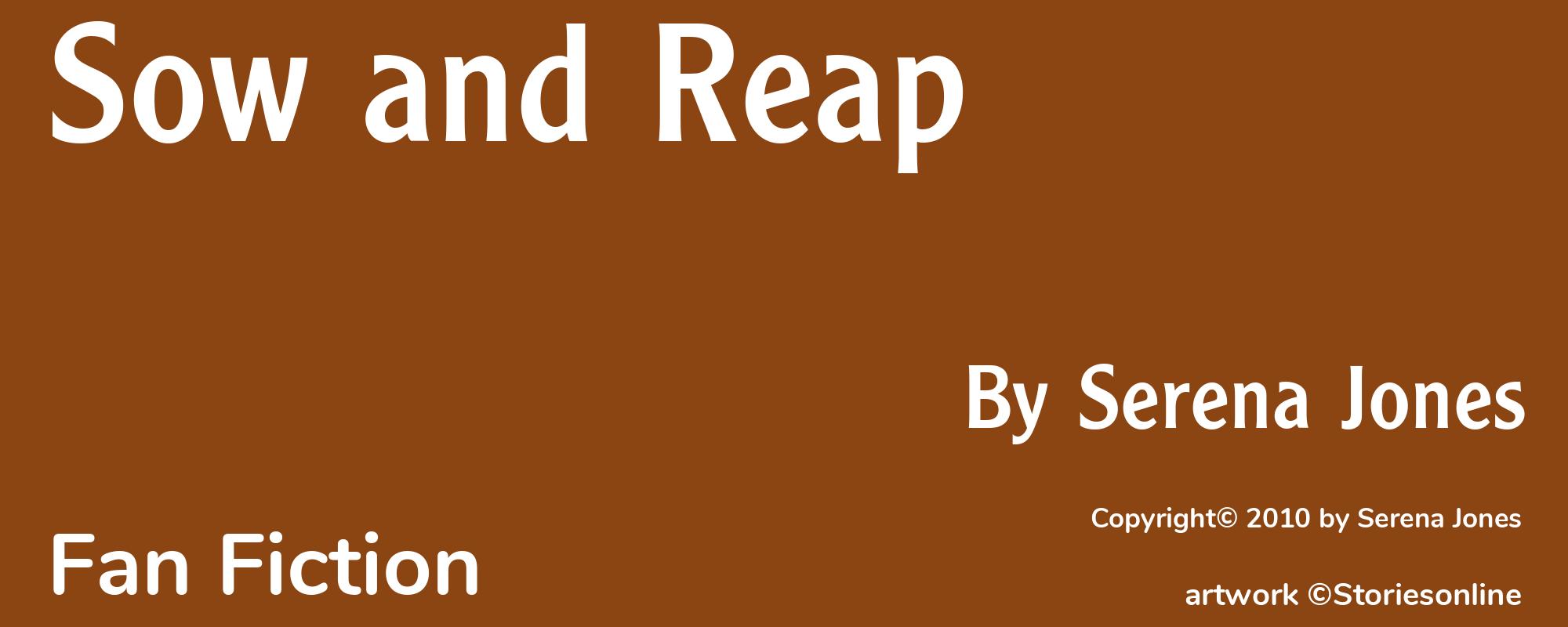 Sow and Reap - Cover