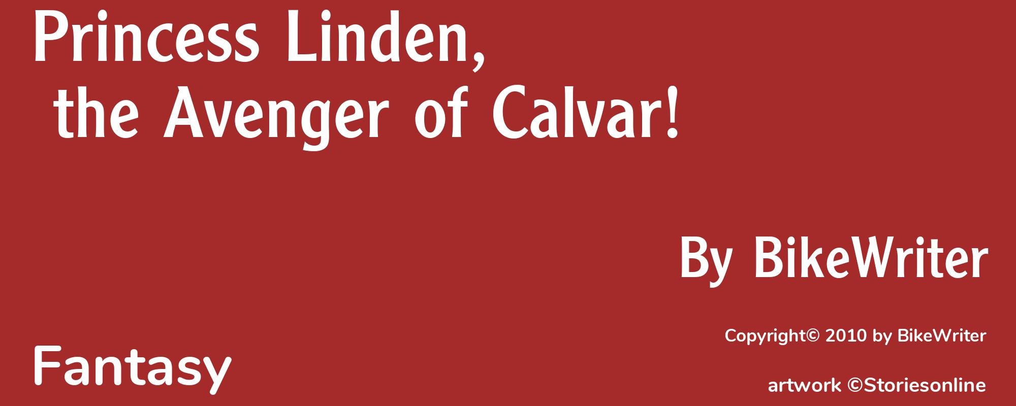 Princess Linden, the Avenger of Calvar! - Cover