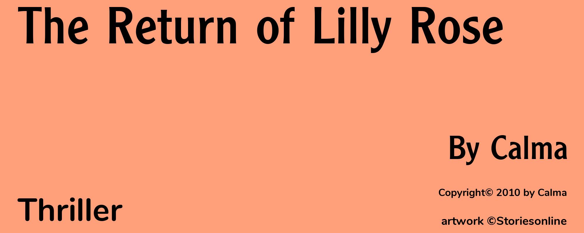 The Return of Lilly Rose - Cover