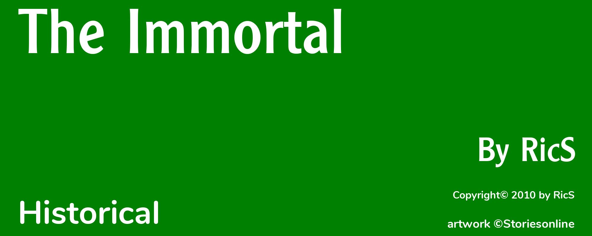 The Immortal - Cover