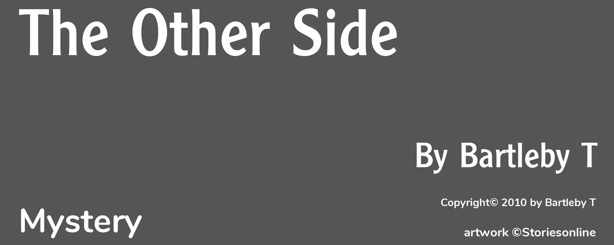 The Other Side - Cover