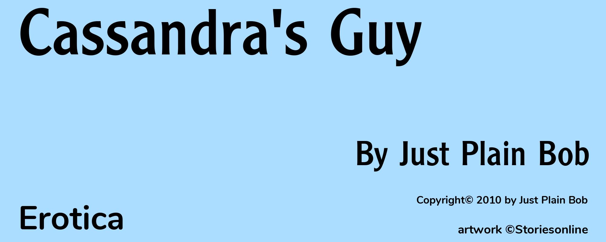Cassandra's Guy - Cover