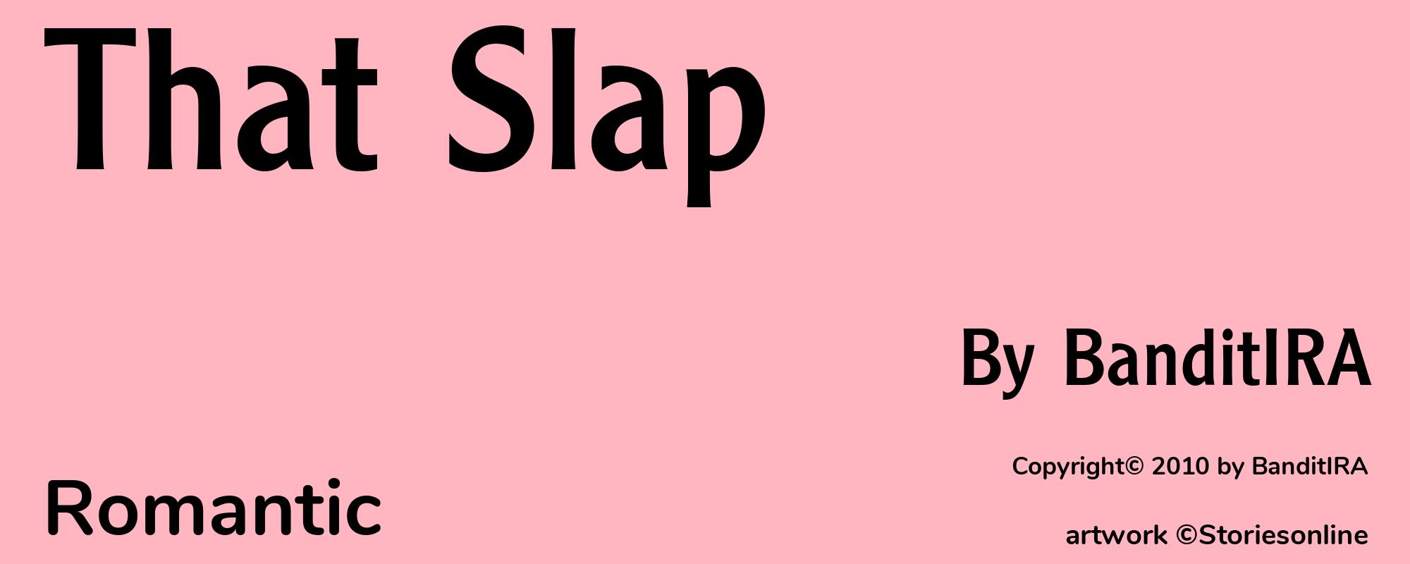 That Slap - Cover