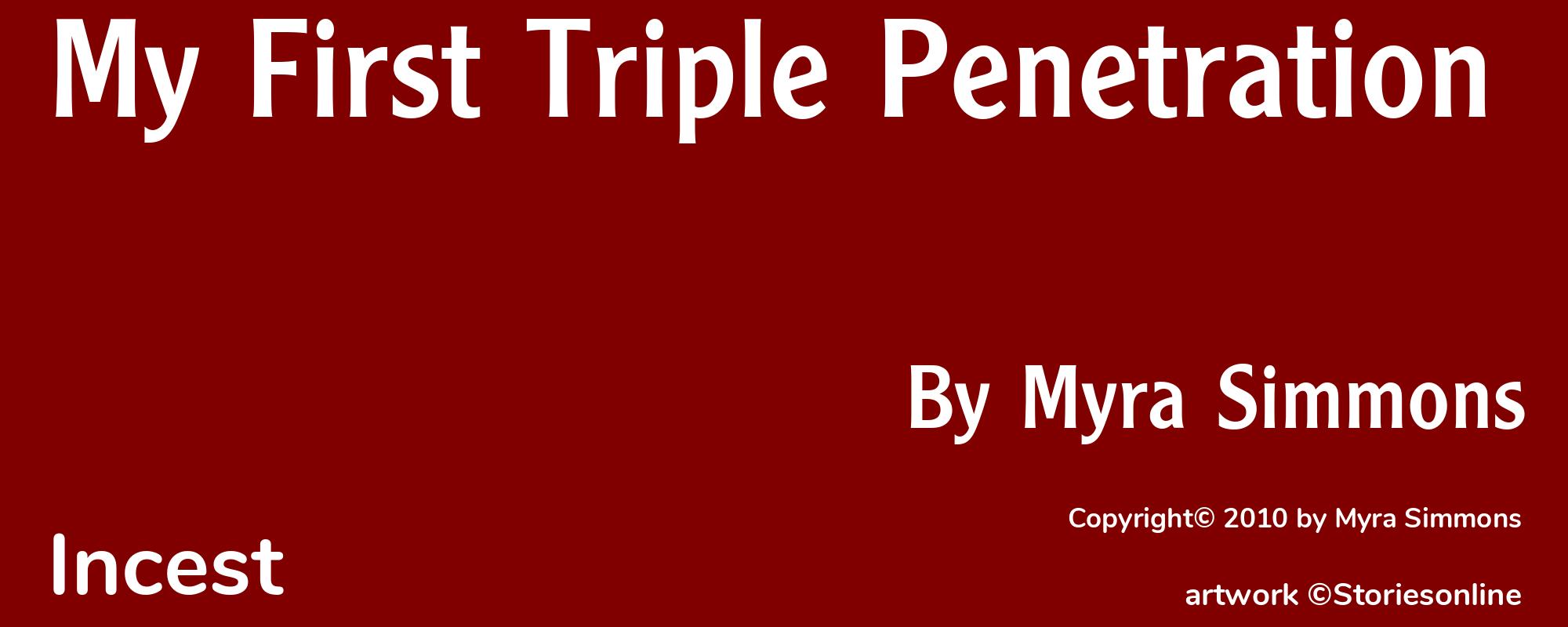 My First Triple Penetration - Cover