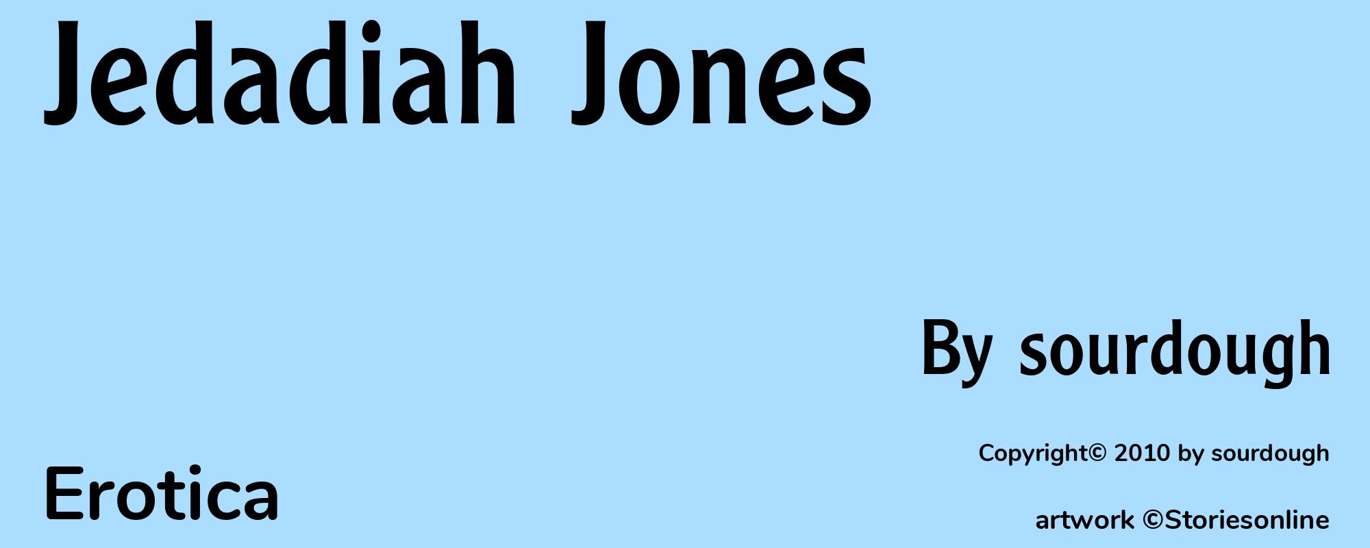 Jedadiah Jones - Cover
