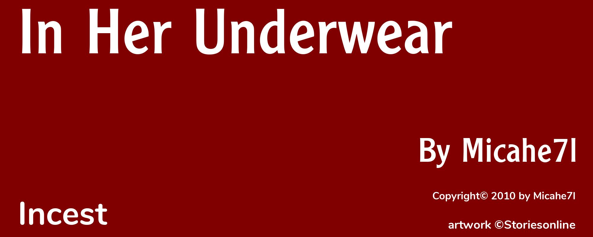 In Her Underwear - Cover