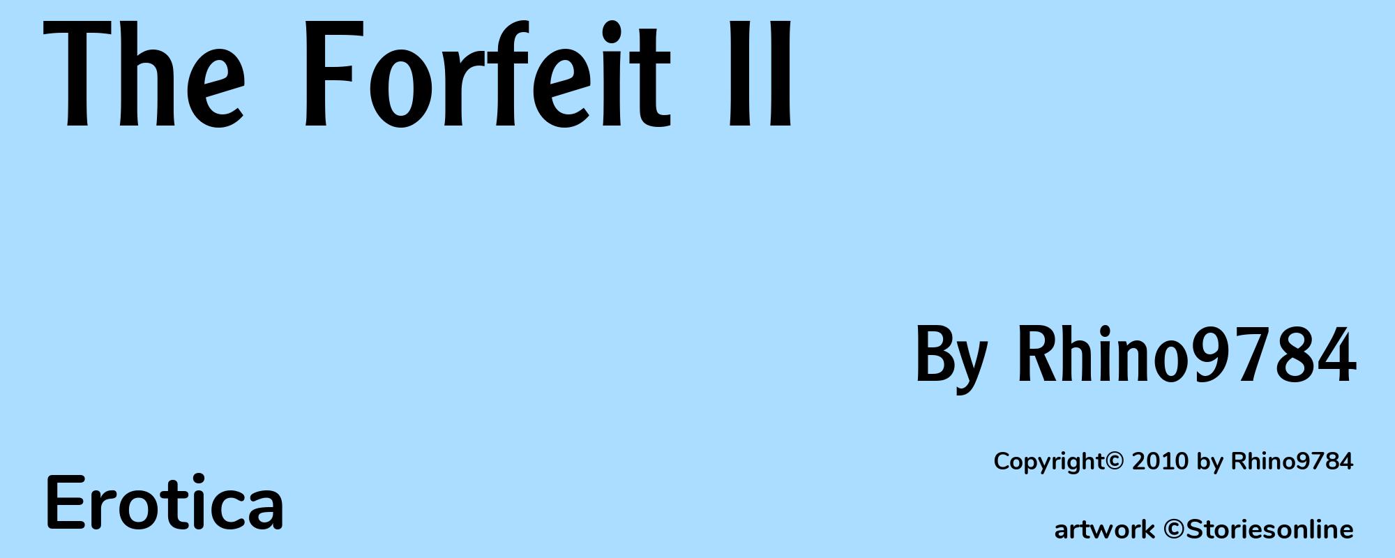 The Forfeit II - Cover