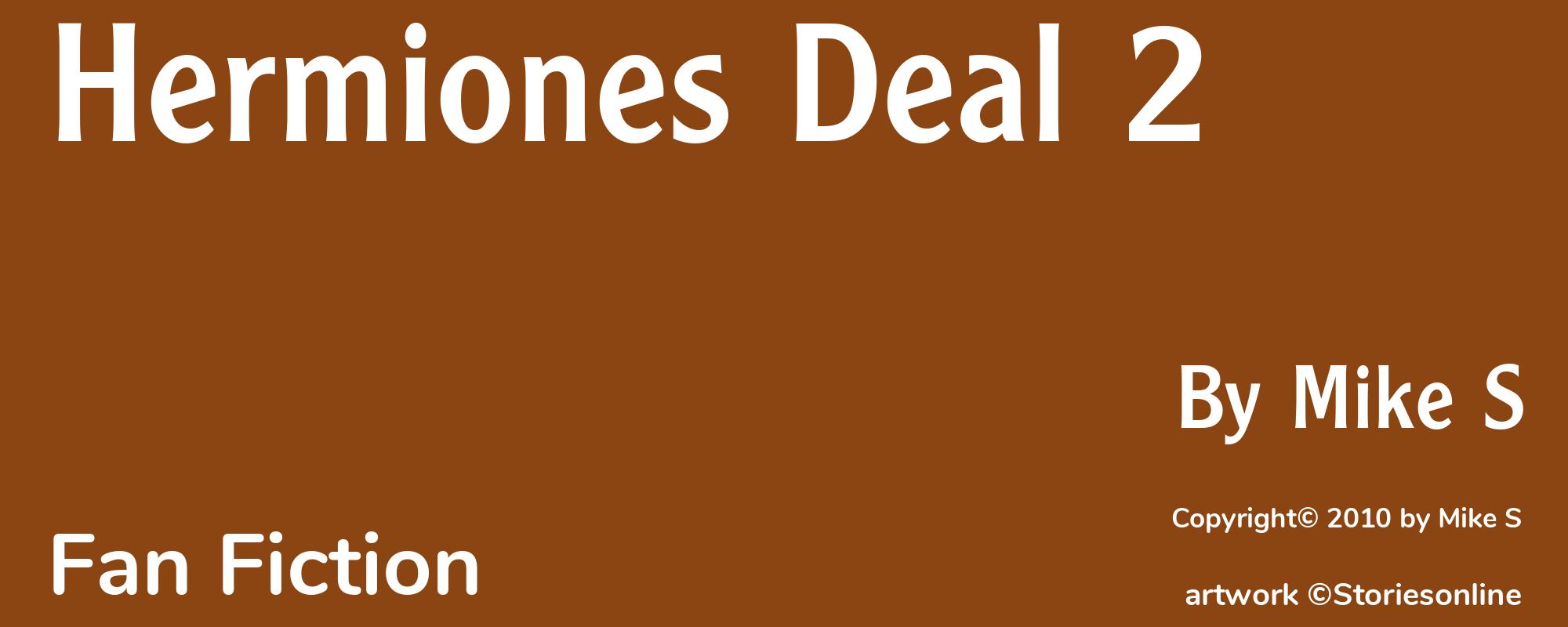 Hermiones Deal 2 - Cover