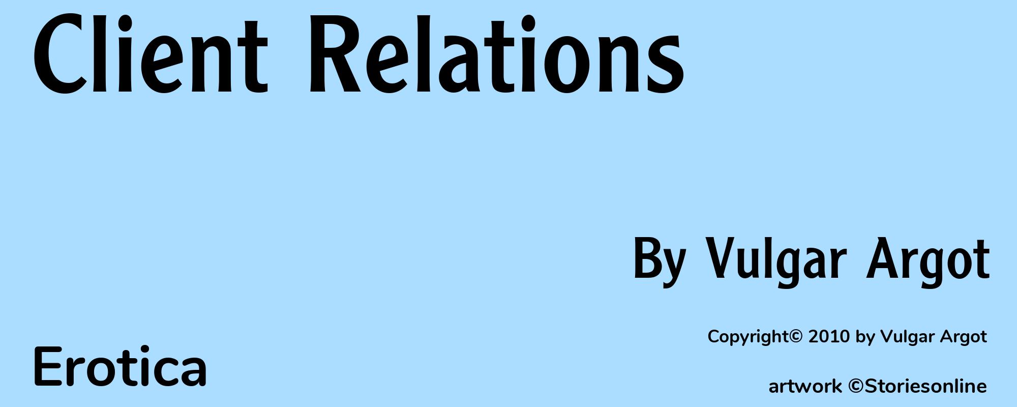 Client Relations - Cover
