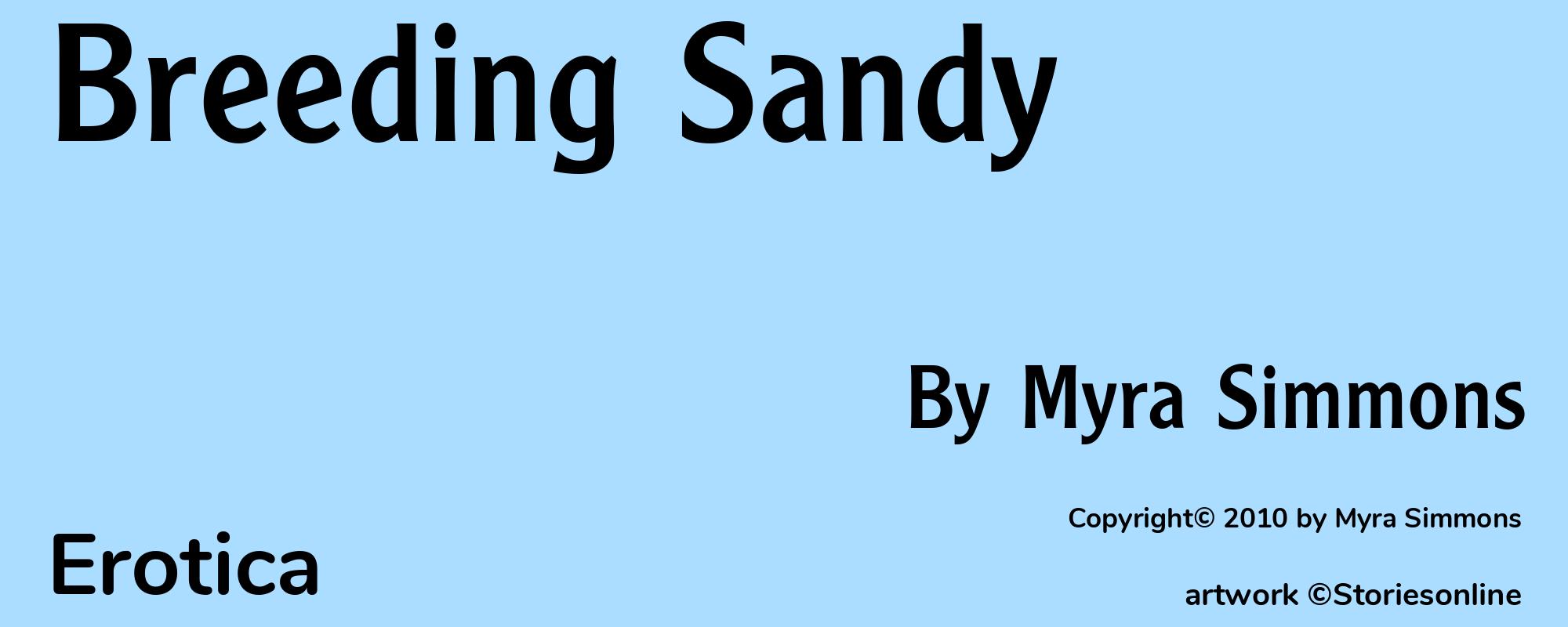 Breeding Sandy - Cover