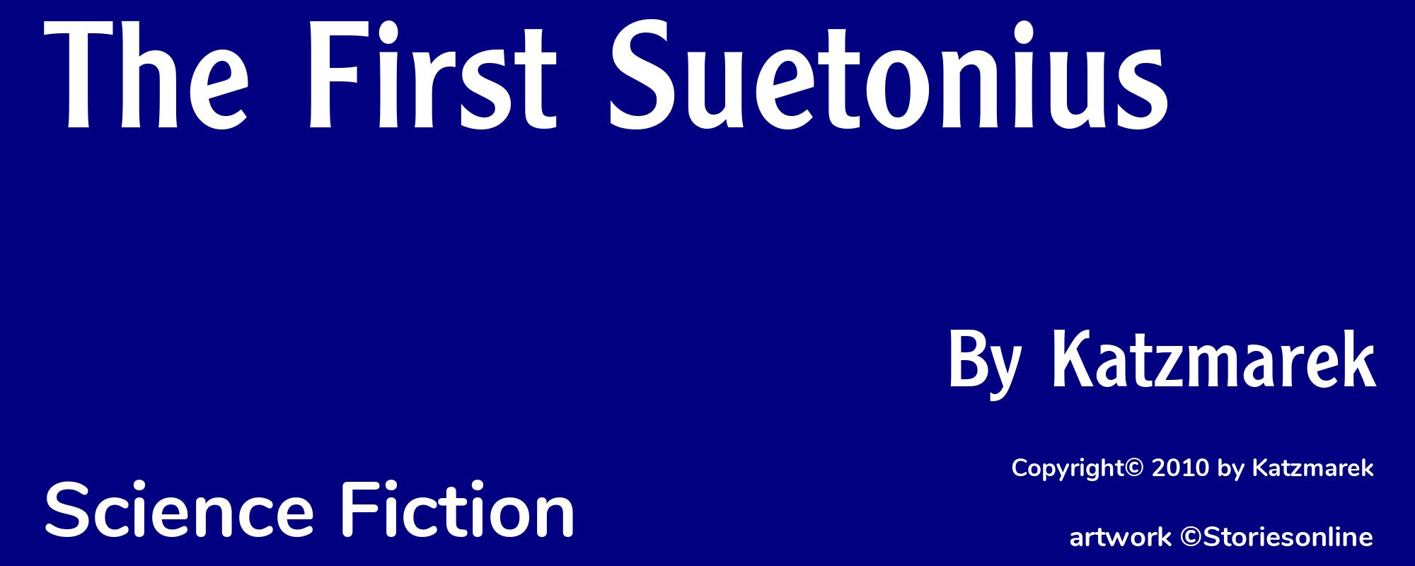 The First Suetonius - Cover