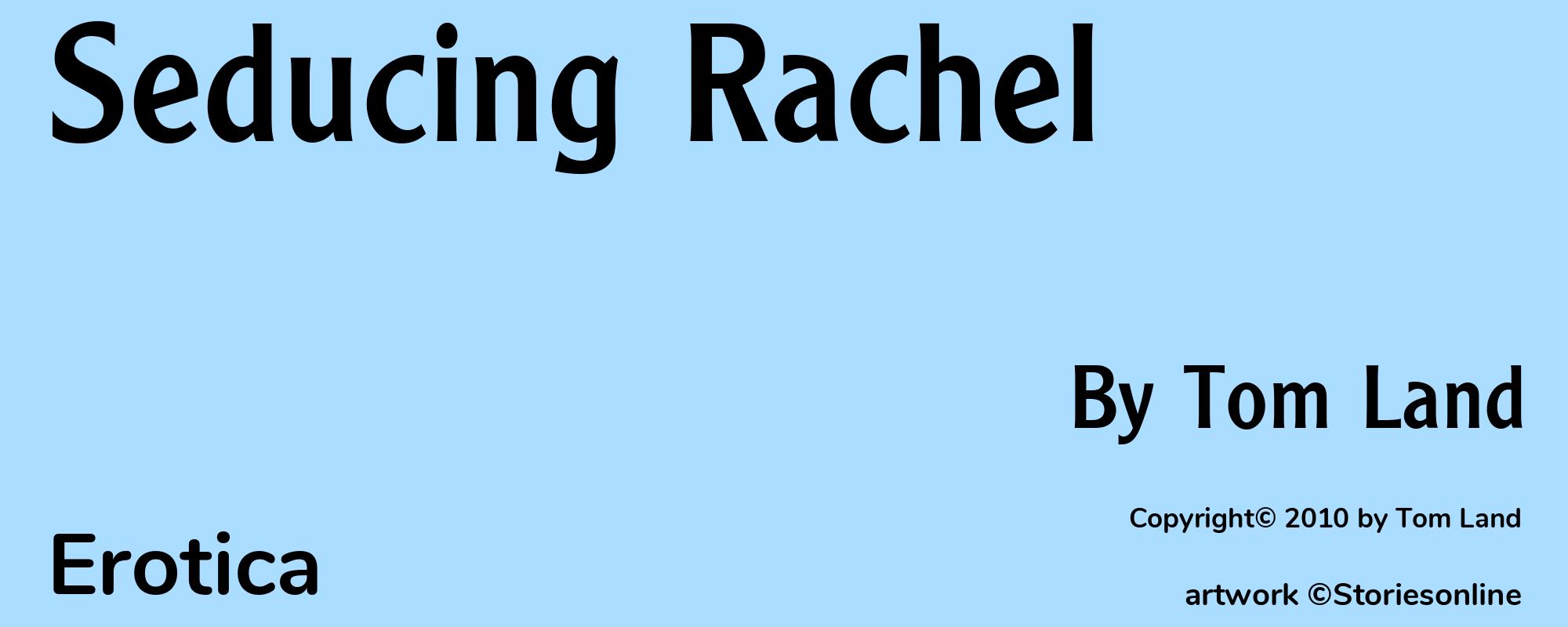 Seducing Rachel - Cover