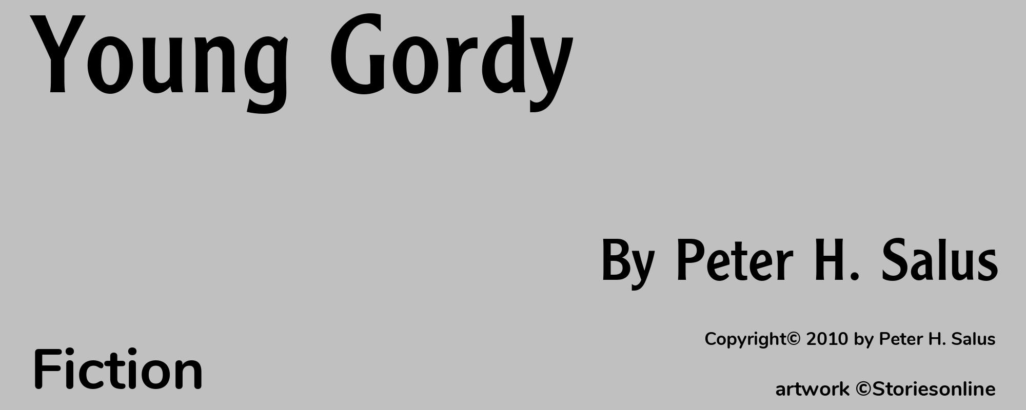 Young Gordy - Cover