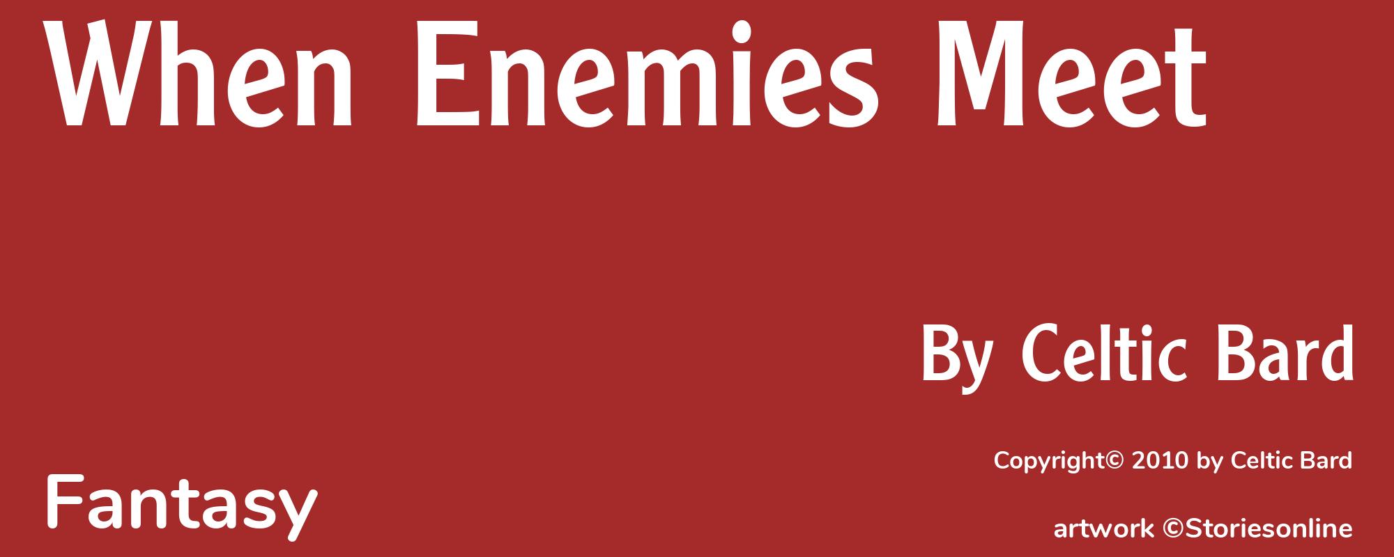 When Enemies Meet - Cover