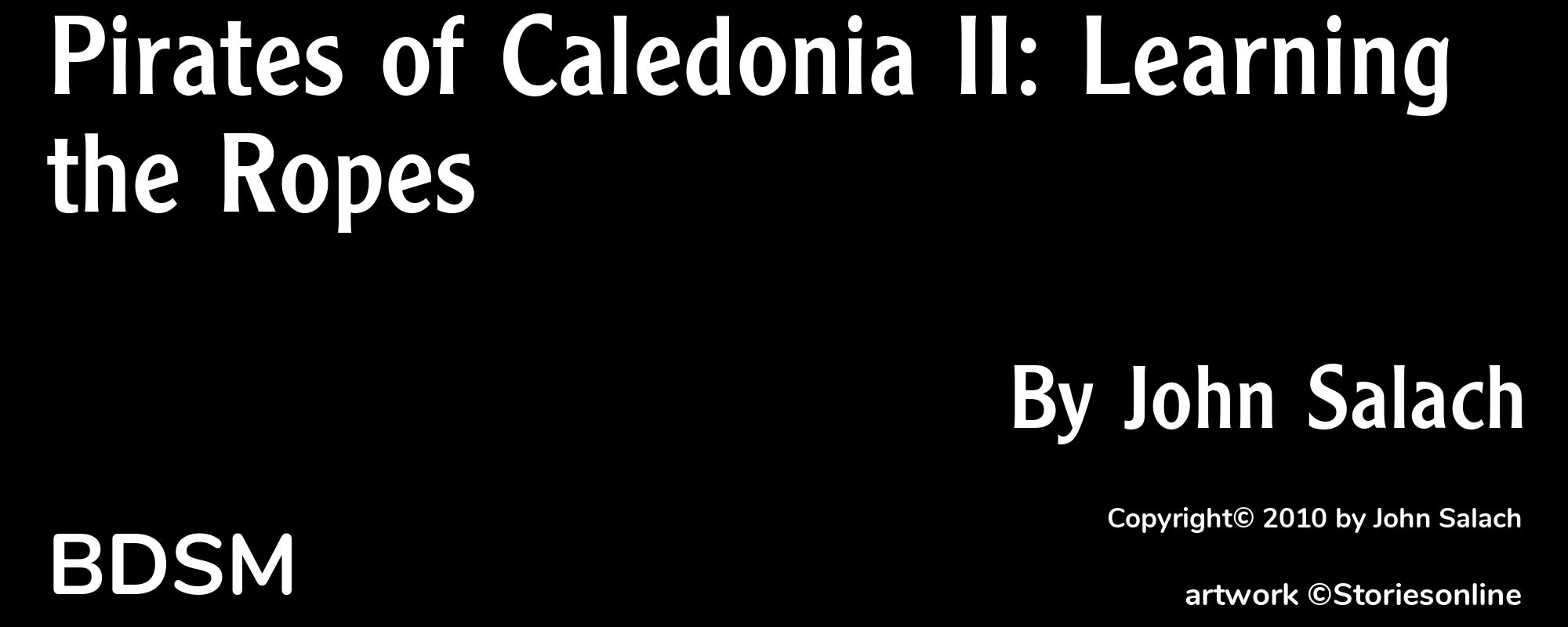 Pirates of Caledonia II: Learning the Ropes - Cover