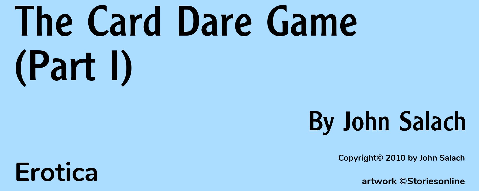 The Card Dare Game (Part I) - Cover