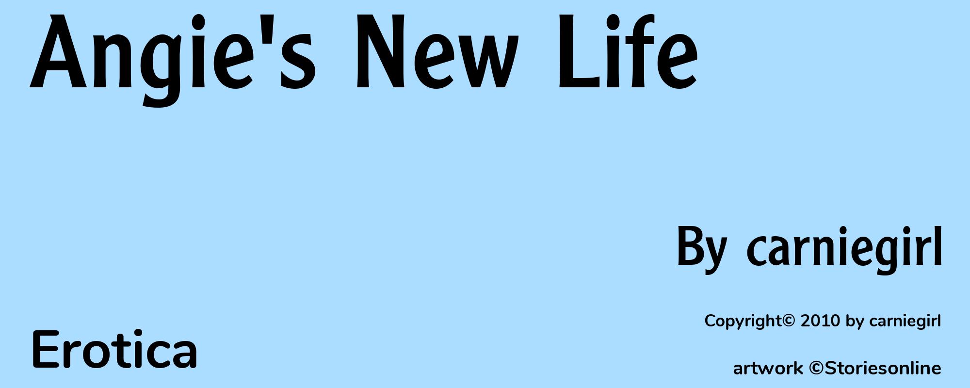 Angie's New Life - Cover