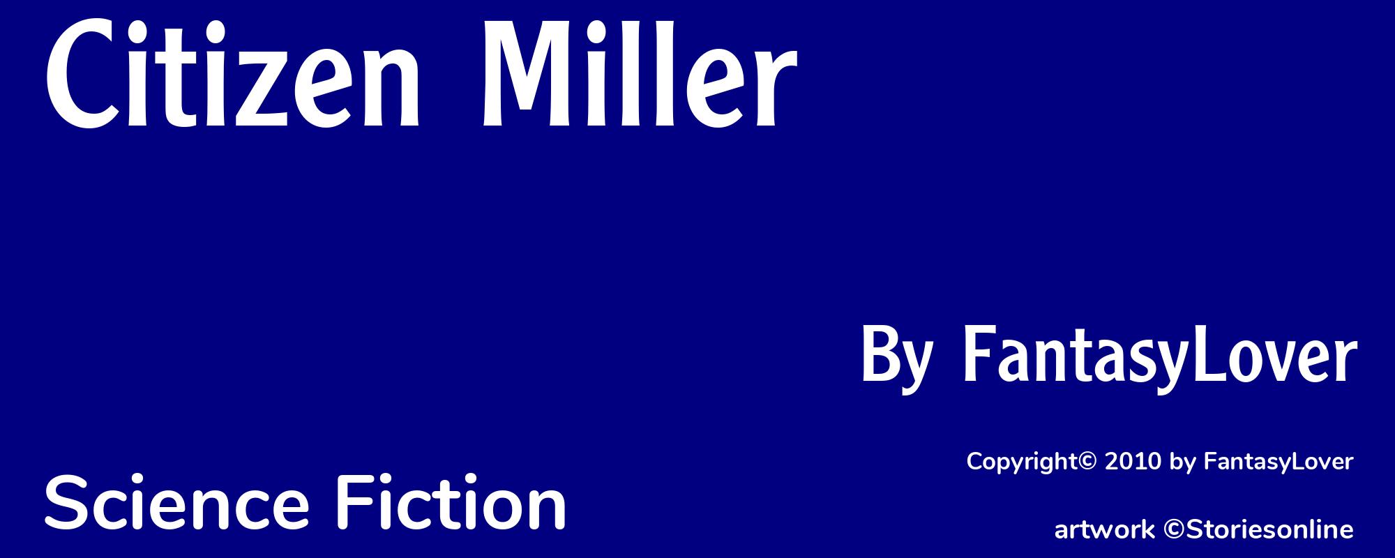 Citizen Miller - Cover