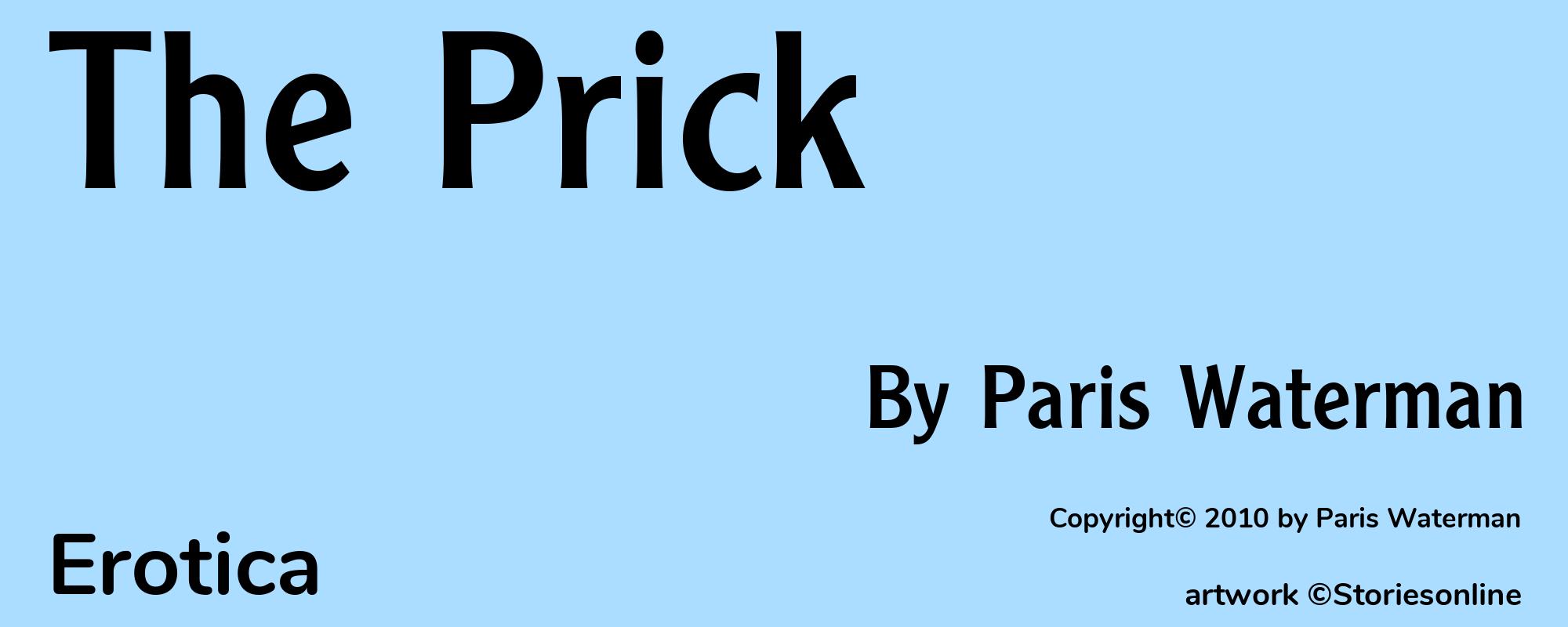 The Prick - Cover