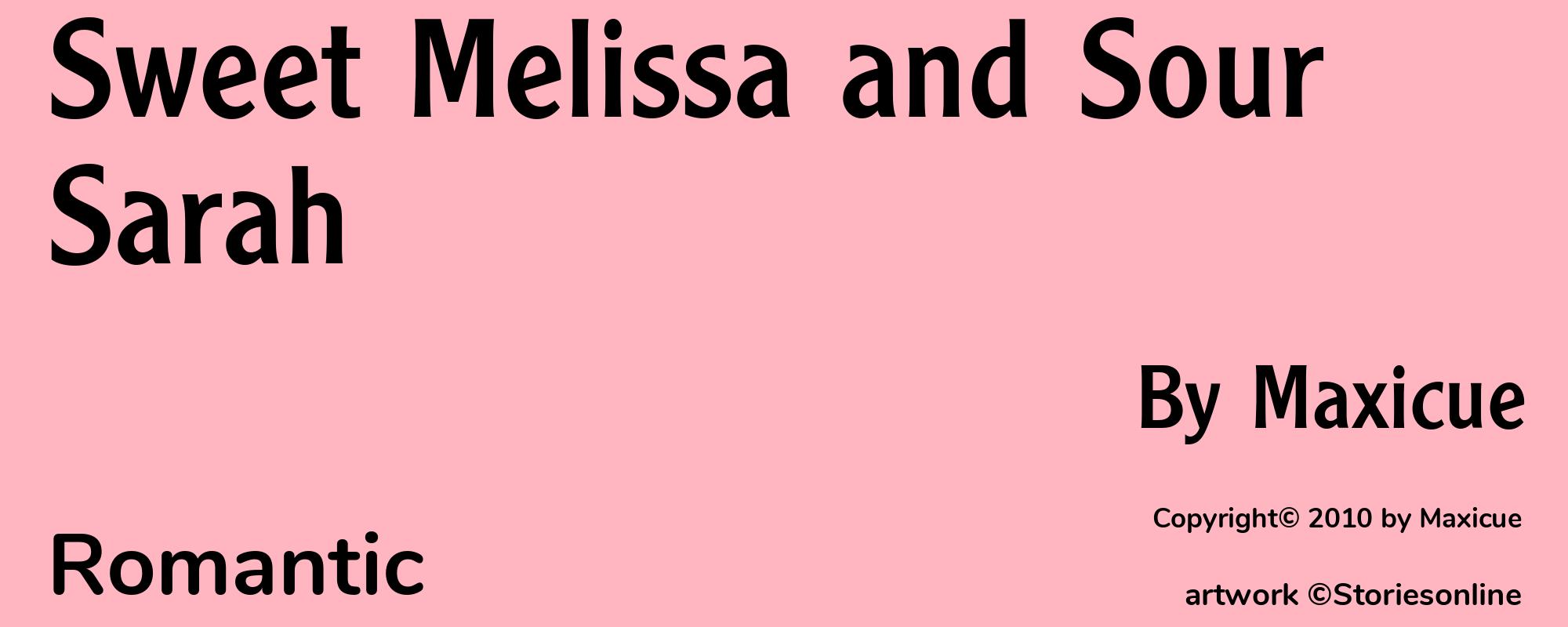 Sweet Melissa and Sour Sarah - Cover