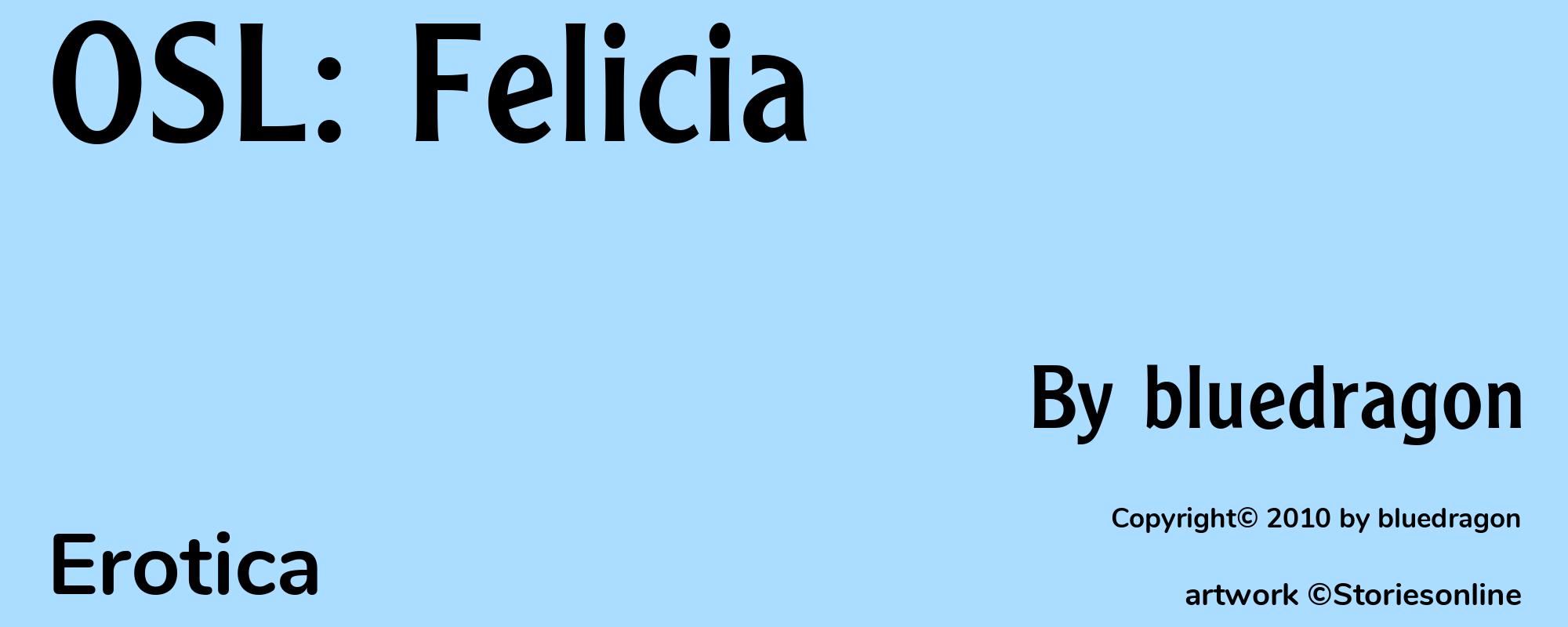 OSL: Felicia - Cover