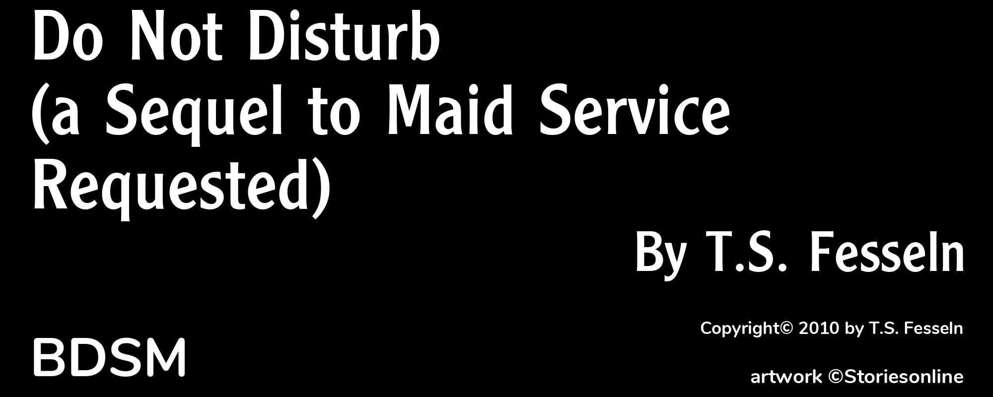 Do Not Disturb (a Sequel to Maid Service Requested) - Cover