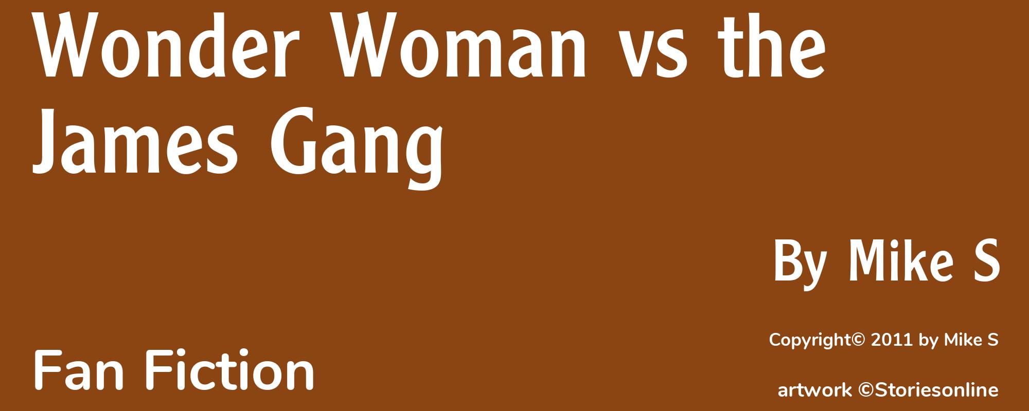 Wonder Woman vs the James Gang - Cover