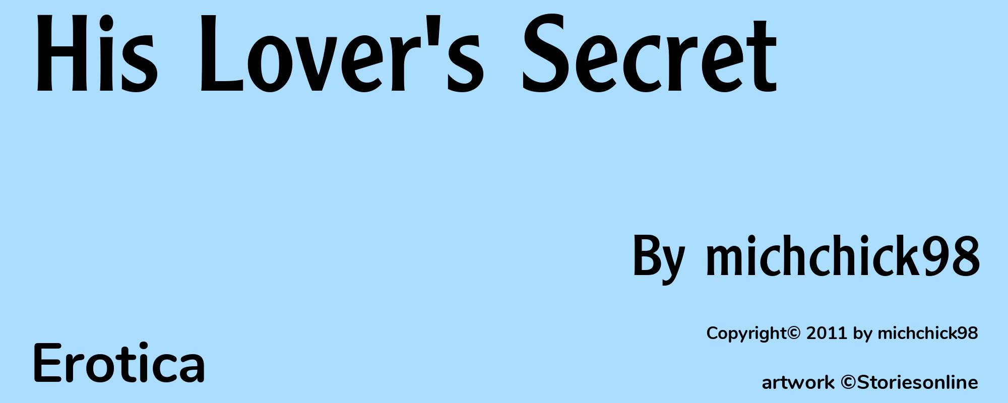 His Lover's Secret - Cover