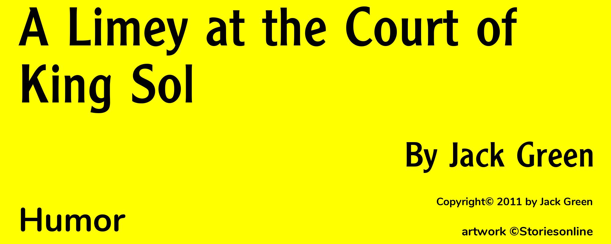 A Limey at the Court of King Sol - Cover