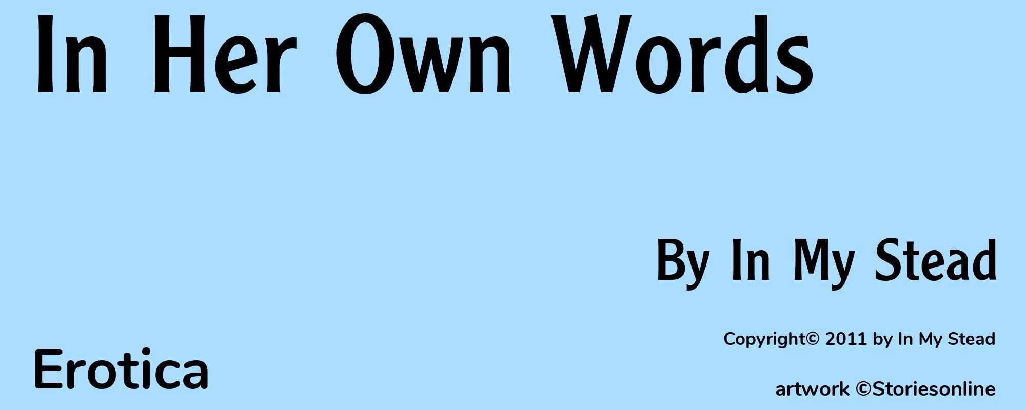 In Her Own Words - Cover