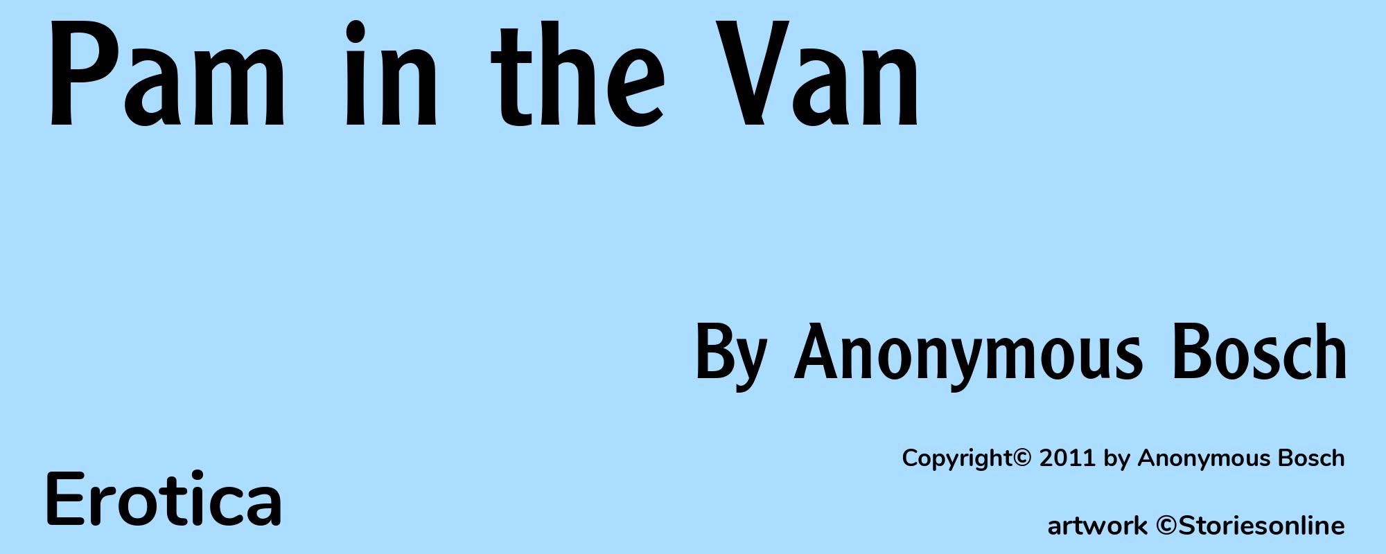 Pam in the Van - Cover